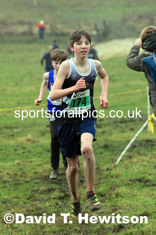 Boys under-15s 2022 North Eastern Harrier League, Thornley Farm, Peterlee, County Durham. Photo: David T. Hewitson/Sports for All Pics
